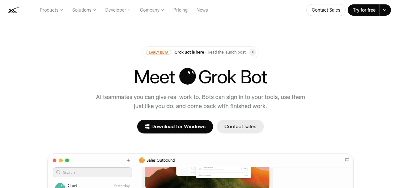 Grok Bot logo Grok Bot logo