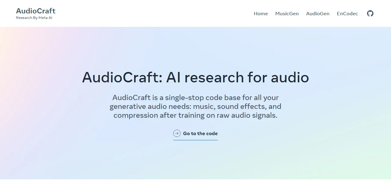 AudioCraft logo AudioCraft logo