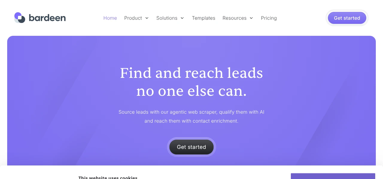 Bardeen AI automation tool interface screenshot Bardeen AI automation tool interface screenshot