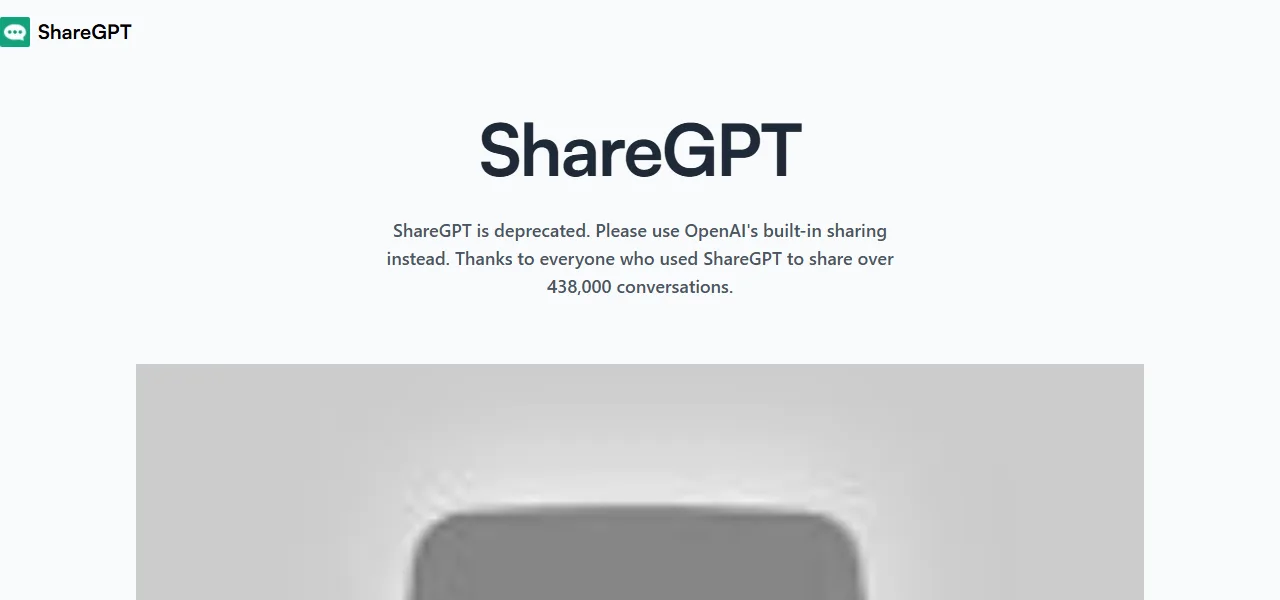 ShareGPT logo ShareGPT logo