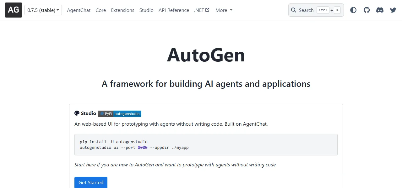 AutoGen logo AutoGen logo