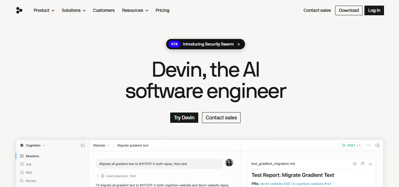 Devin logo Devin logo
