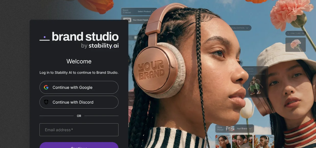 DreamStudio AI image generator interface screenshot