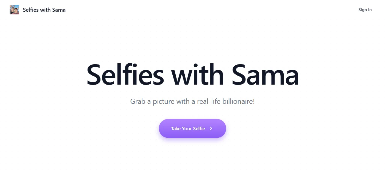 Selfies with Sama logo Selfies with Sama logo