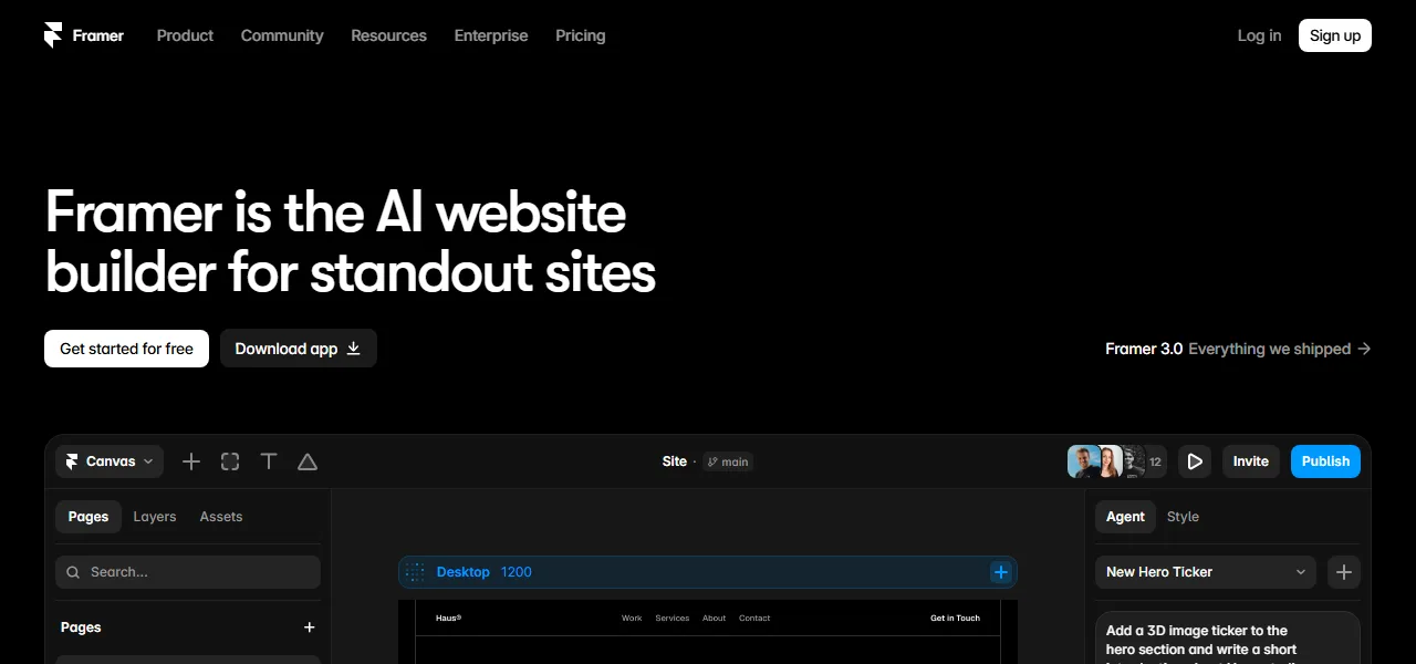 Framer AI logo Framer AI logo