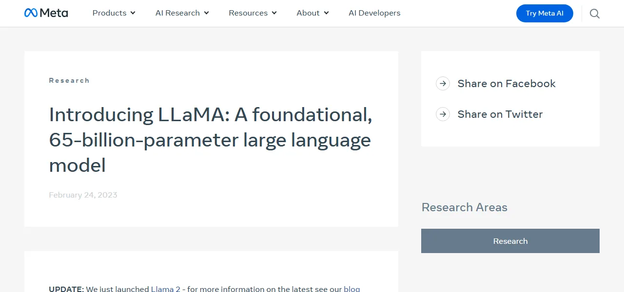 LLaMA logo LLaMA logo