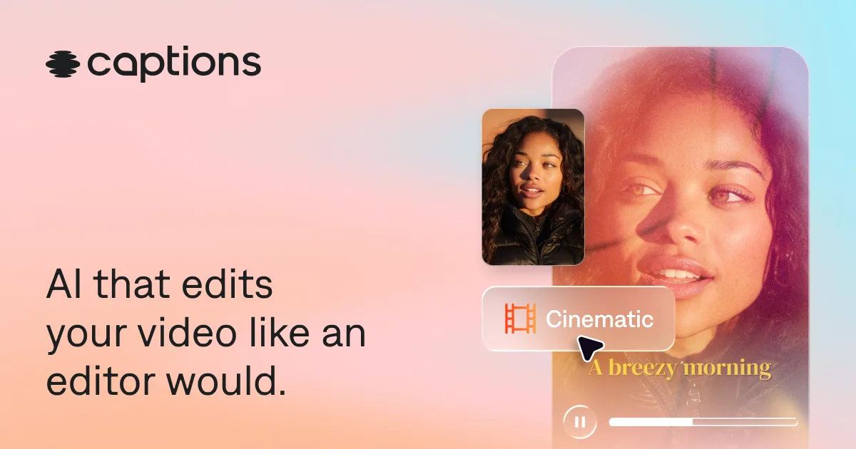 Captions logo