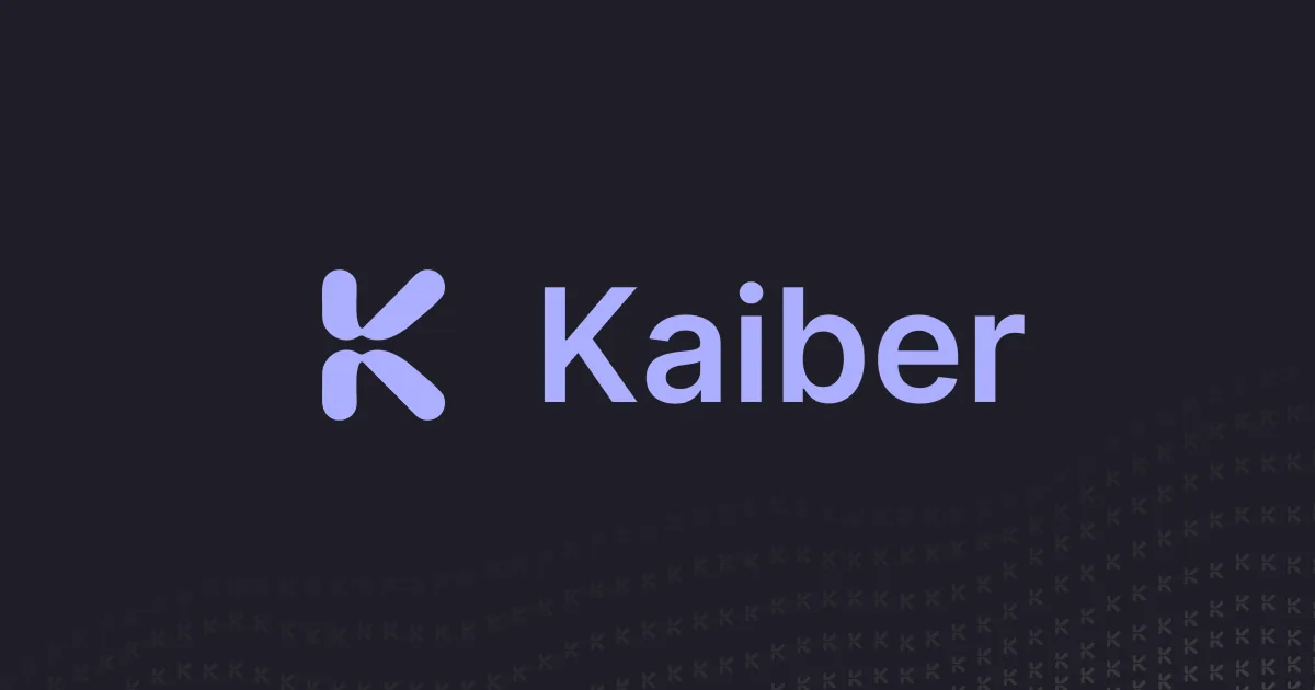 Kaiber logo Kaiber logo