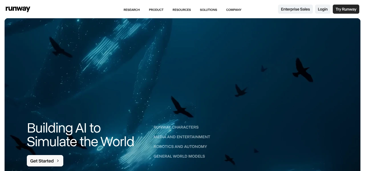 Runway AI video generation interface screenshot Runway AI video generation interface screenshot