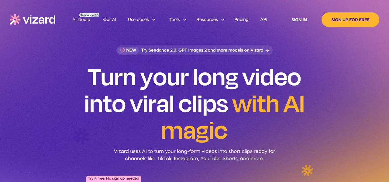 Vizard logo
