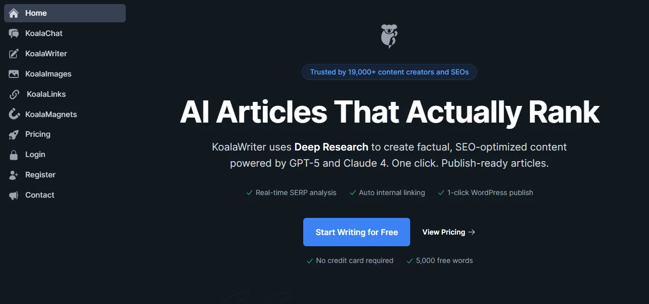 KoalaWriter logo KoalaWriter logo